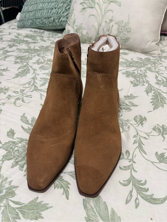Cole Haan Shoes - Cole Haan Chestnut Suede Pointed Toe Ankle Booties